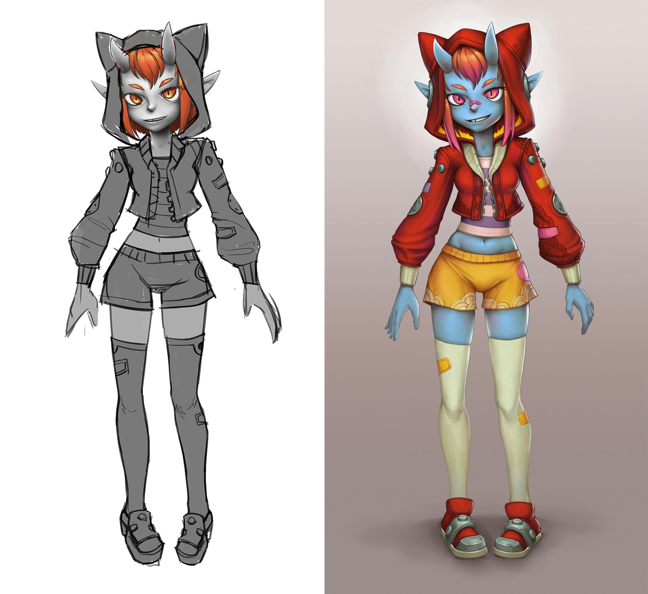 Initial Sketch + Final Concept