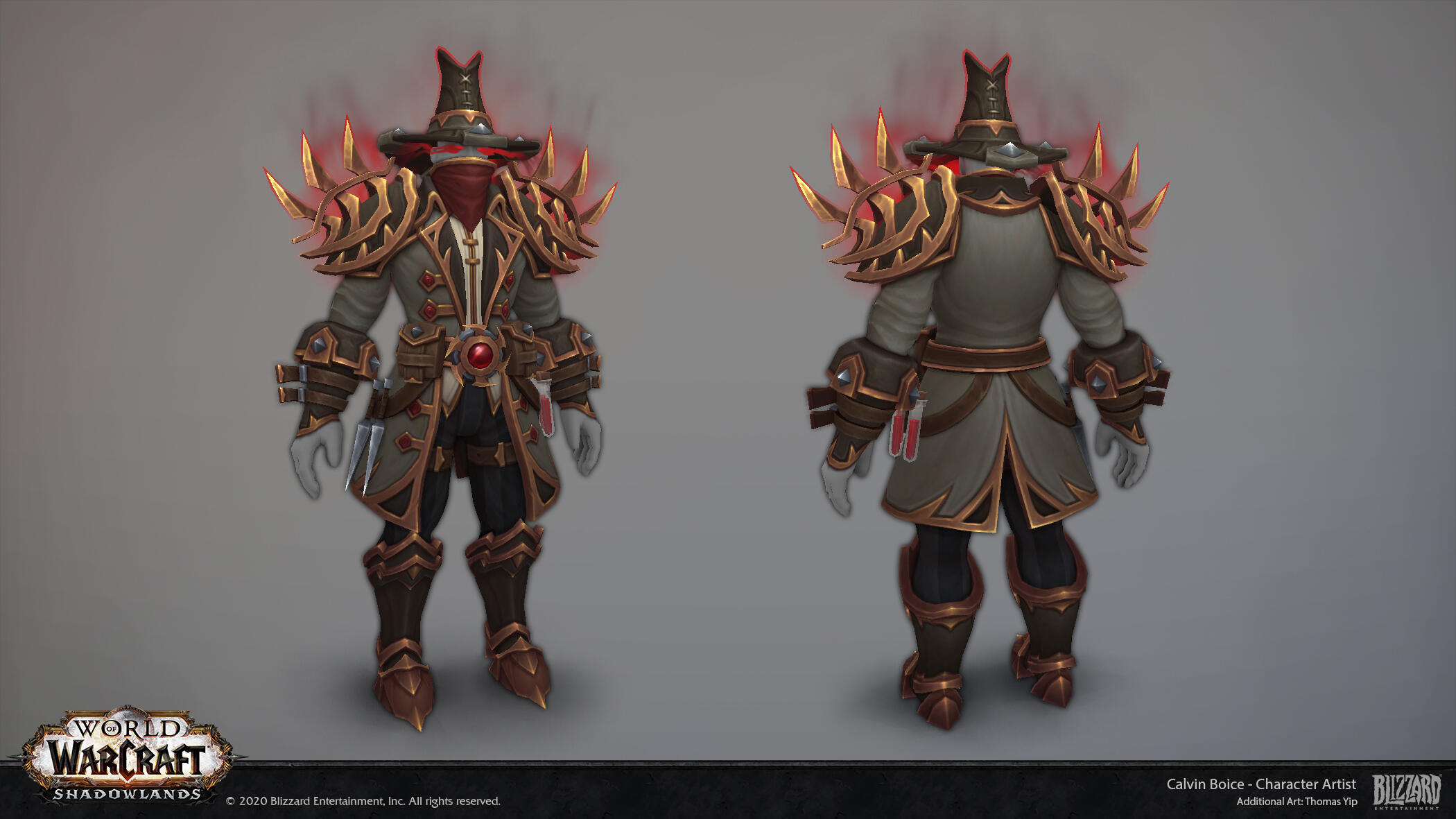 Rogue armor from the Castle Nathria raid