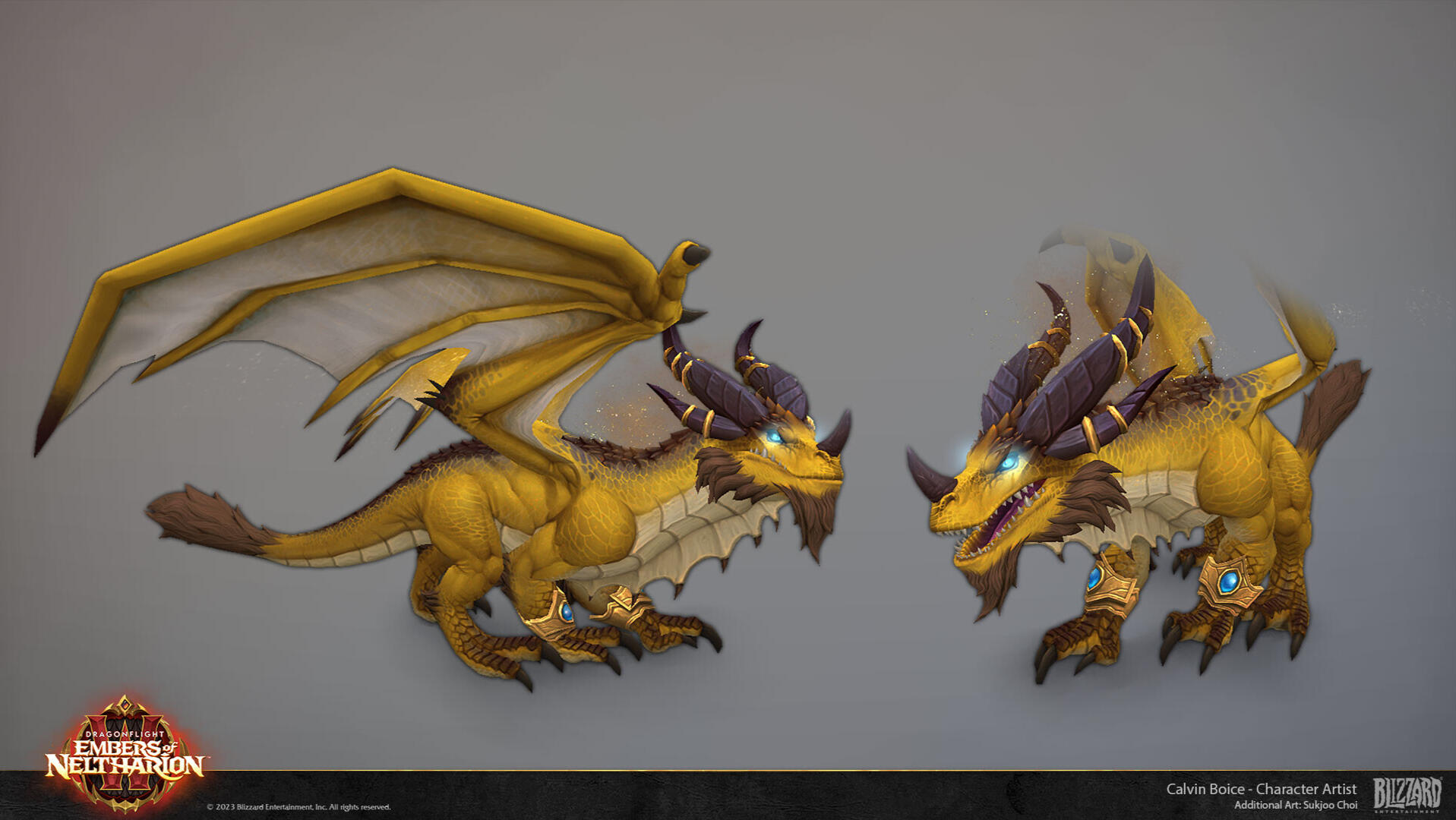 In-game dragon form model