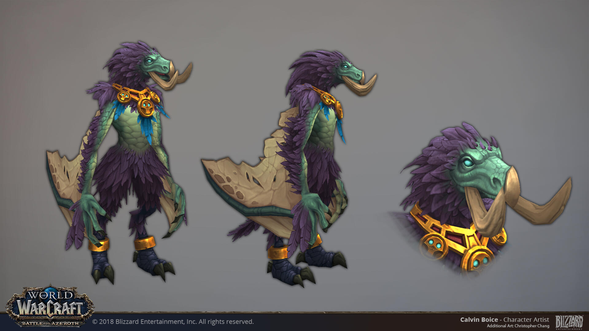 Zandalari Moonkin for World of Warcraft: Battle for Azeroth