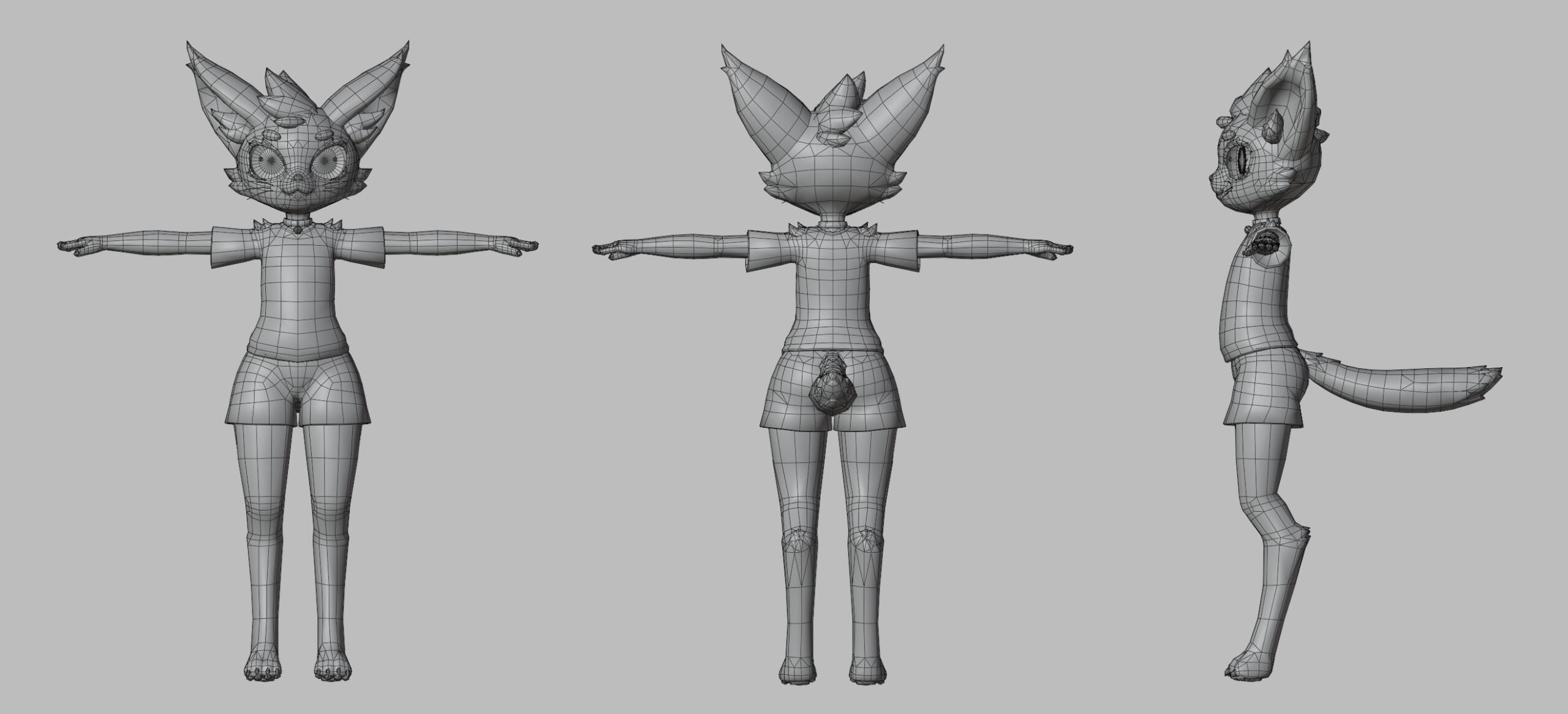 Low-Poly Wireframe (Quest Compatible)